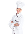 © grinny - Beautiful professional chef woman.