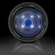 © manaemedia - Camera Lens on black background