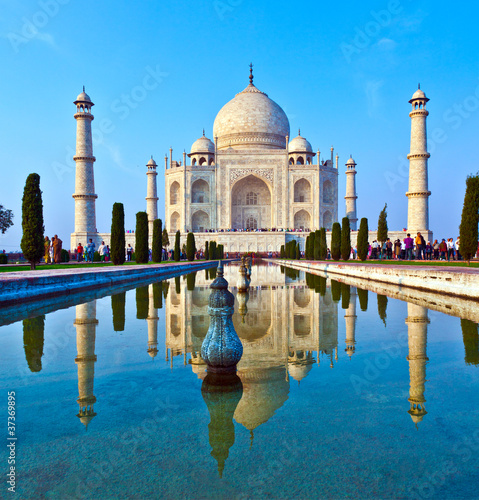 Fototapeta na wymiar Taj Mahal in India