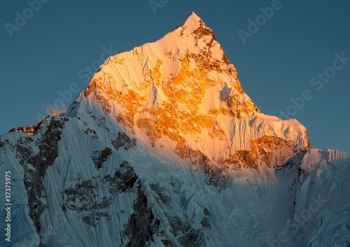 Tapeta ścienna Wieczorem widok nuptse z kala patthar