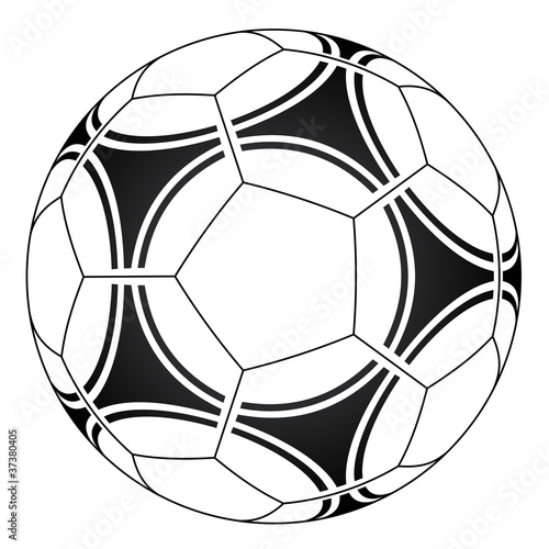 Naklejka na szybę vector soccer ball