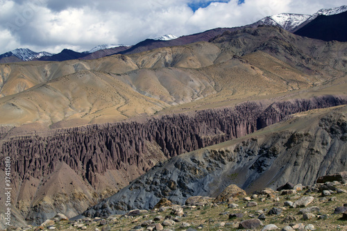 Tapeta ścienna Scena krajobrazowa w leh, trekking po dolinie