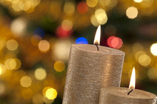 Christmas Candles And Lights