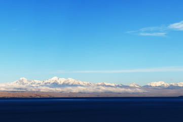 Canvas Print - Titicaca lake, Bolivia, Isla del Sol landscape