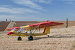 ultralight airplane with Jezreel Valley in the background