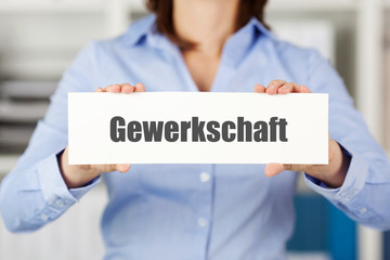 Poster - gewerkschaft