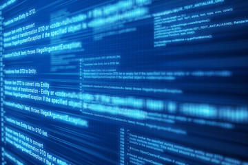 computer code screen