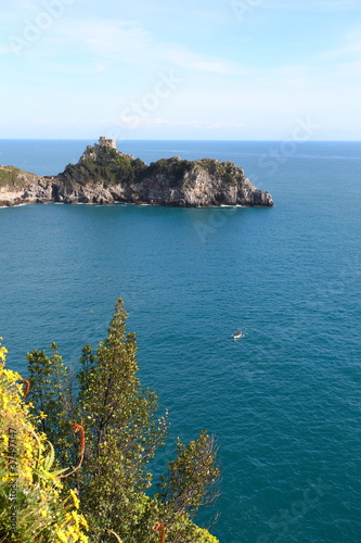 Plakat na papierze fotorealistycznym Wybrzeże amalfi, światowego dziedzictwa unesco, włochy