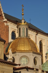 Wall Mural - Golden dome of the Chapel at Cathedral in Krakow