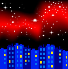 Wall Mural - Night city