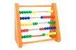 © lucielang - wooden abacus over white