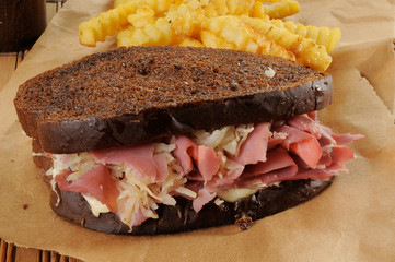 Poster - Corned beef sandwich