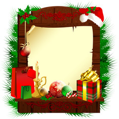 Wall Mural - christmas background