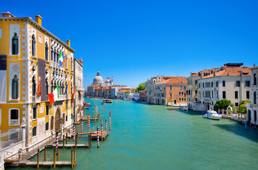 Wall Mural - Famous Canal Grande in Venice, Italy.