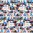 © grinny - Collage of business people.