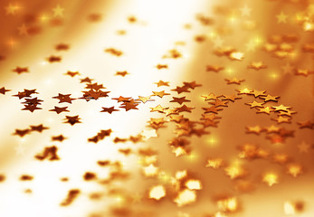 Wall Mural - Golden stars background