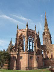 Canvas Print - Coventry Cathedral ruins