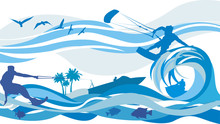 Water Sports - Kite Surfing, Water Skiing, Jet