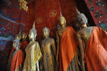 Buddha Statues At Wat Xieng Thong
