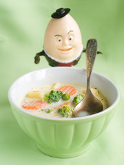 Sticker - vegetables soup