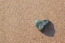 Stone In The Shape Of A Heart