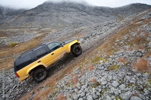 Naklejka na kafelki jeeping