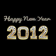 Wall Mural - Happy New year 2012