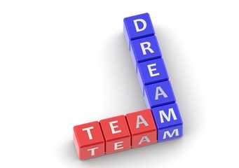 Wall Mural - Buzzwords: dream team