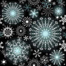 Christmas Dark Repeating Pattern