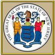 usa states city county new jersey coat seal emblem