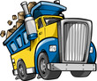 Dump Truck Vector Sketch Doodle