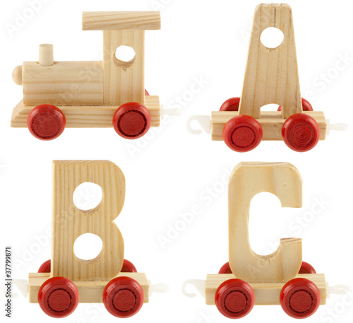 Petit Train Bois Wagons Lettres A B C Buy This Stock Photo And Explore Similar Images At Adobe Stock Adobe Stock