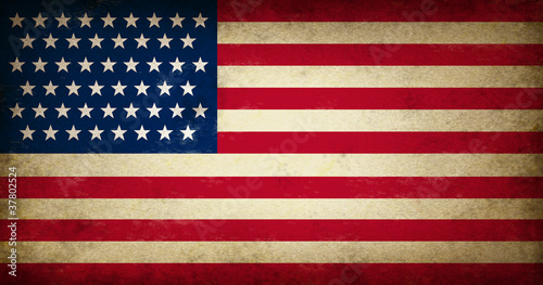 Board z aluminiowym obramowaniem Flaga nieczysty usa