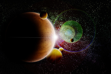 Wall Mural - planete espace