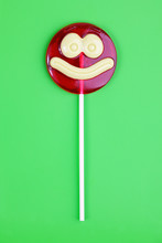 Round Lollipop, Like A Smiley Face On