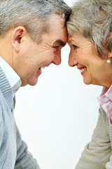 Wall Mural - Happy aged couple