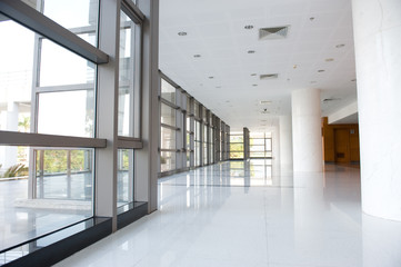 Canvas Print - corridor of the office building