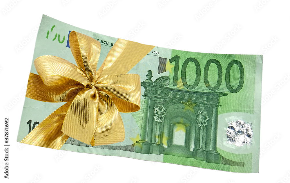 billet cadeau de 1000 euros