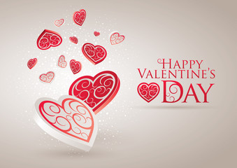 Wall Mural - Happy Valentine's Day