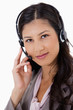 © WavebreakmediaMicro - Confident looking businesswoman with headset on