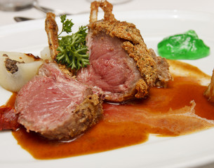 Wall Mural - Lamb Chops and Mint Jelly