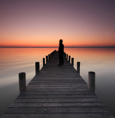 Canvas Print - Blick zum Horizont