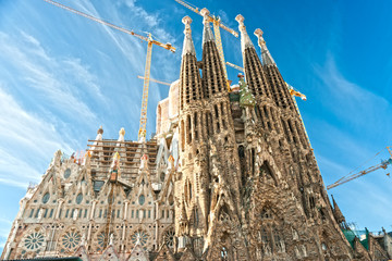 Fototapete - la sagrada Familia, Barcelona, spain.