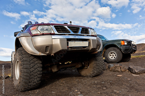 Nowoczesny obraz na płótnie Special off road cars