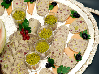 Poster - mousse and terrine platter