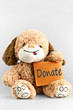 Donate message and toy