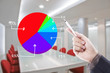 © MR.LIGHTMAN - hand writing graph in conference room