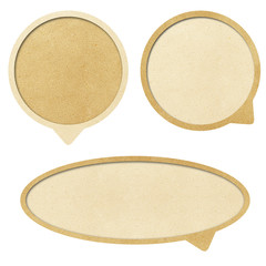 Wall Mural - bubble talk recycled paper craft