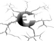 © marinini - euro symbol fall down a precipice
