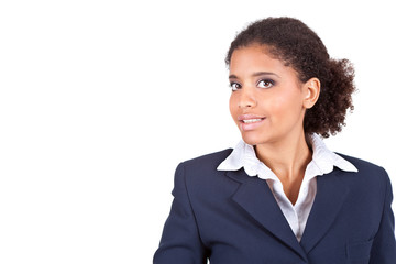 portrait of afro businesswoman